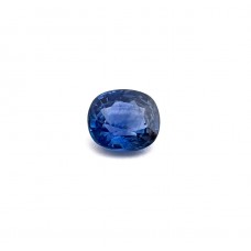 Zaffiro blu naturale cushion da 4.33 ct 